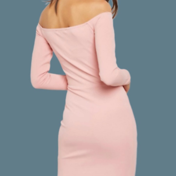 MISSGUIDED Bardot Wrap Dress Sz 4 - Picture 6 of 6